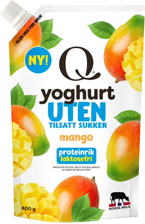 Q yoghurt uten mango