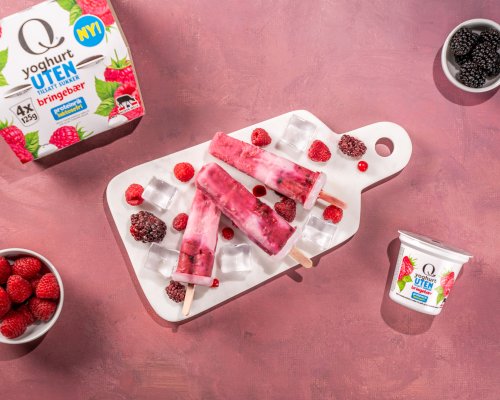 Yoghurtis med Q® Yoghurt Uten tilsatt sukker