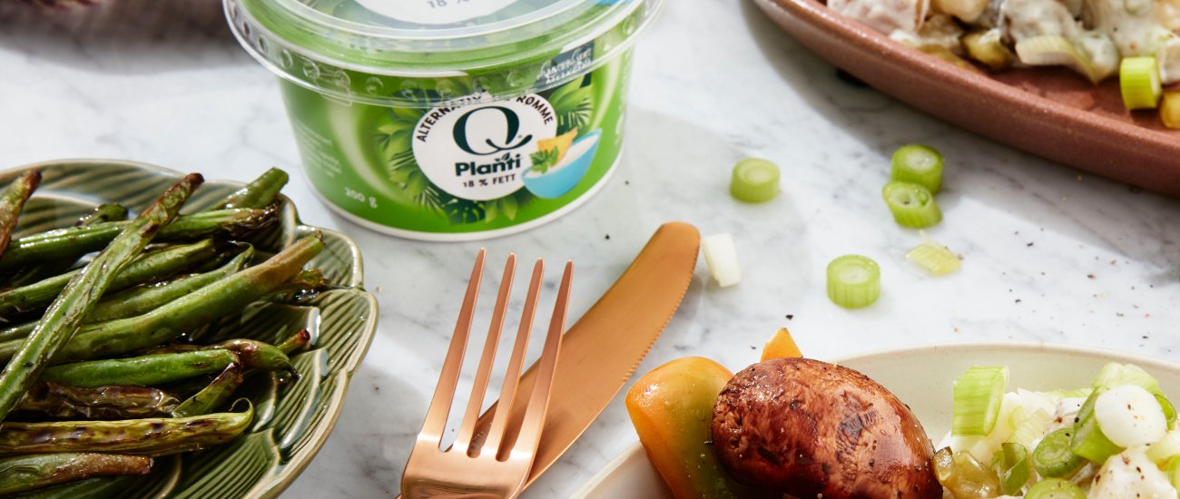 Potetsalat med Q® Planti® Rømme