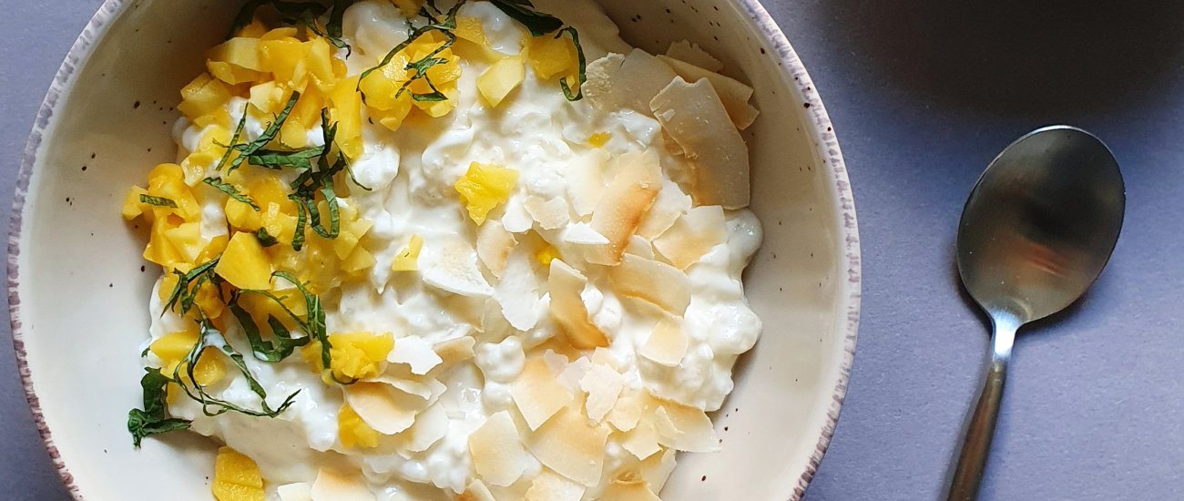 Riskrem med Skyr® Mango og pasjon