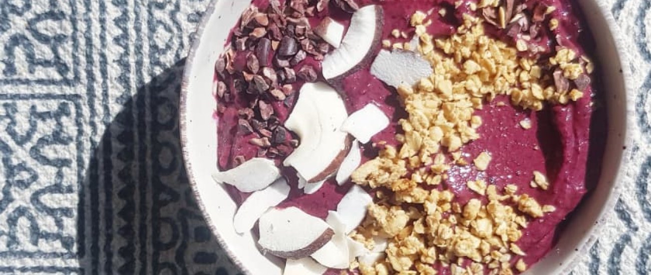 Blårbær smoothiebowl