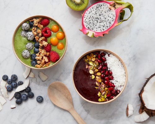 Grønn smoothiebowl