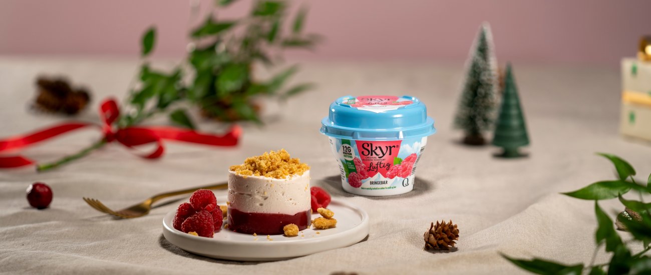 Upside down ostekake med Skyr®